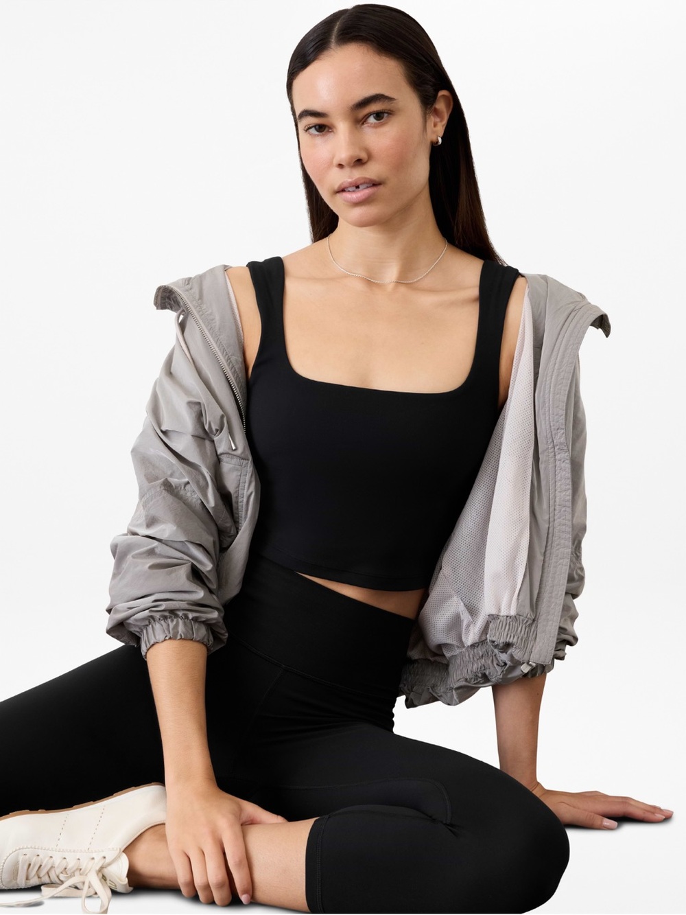 Athleta Transcend square neck crop bra bundle - Picture 5 of 7